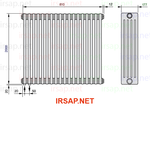 Радиатор IRSAP Tesi 52000/18 T18 CL 01